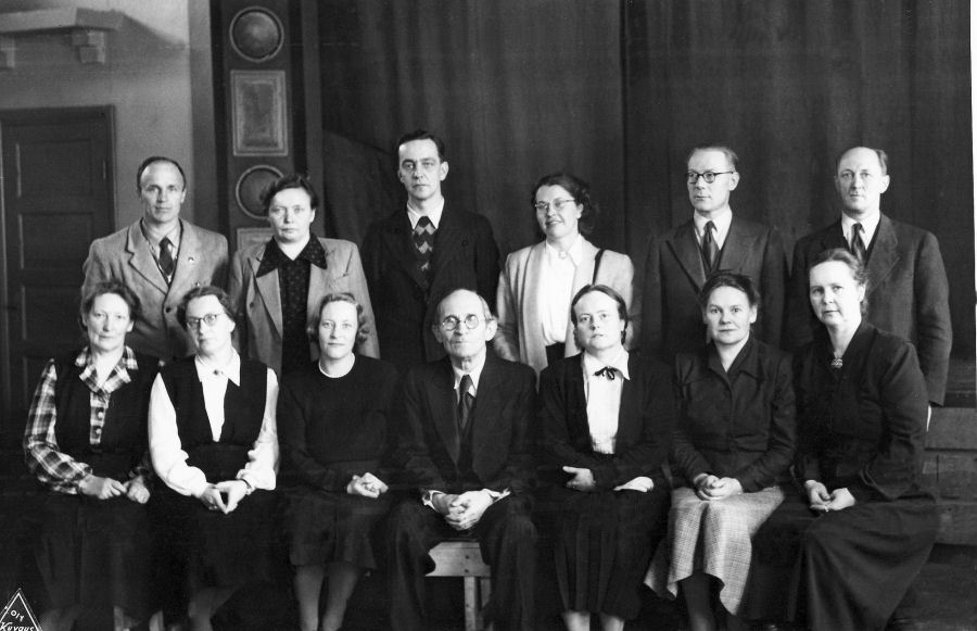opettajia 1949-1950 luvulla
